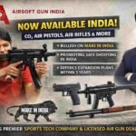 Airsoft Gun India, Make in India air guns, sports tech India, DPIIT startup, defence manufacturing India, safe shooting culture, CO2 air guns India