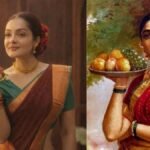 Actress Sheena Chohan ,Sheena Chohan, Raja Ravi Varma, Raja Ravi Varma heroines, Indian classical art photography, contemporary art tribute, Sheena Chohan photography series