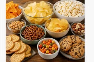 healthy desk snacks, office snacks, healthy snacks for work, protein snacks, makhana snacks, desk-friendly snacks, midday snack ideas