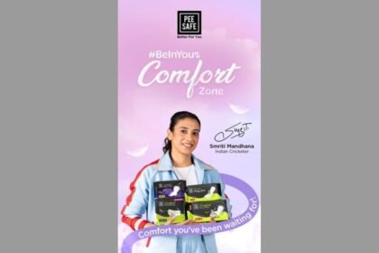 Pee Safe campaign, Smriti Mandhana Pee Safe, BeInYourComfortZone, women hygiene India, Pee Safe Comfort Range, menstrual care products