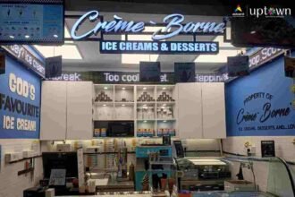 Uptown by Advant Noida, Crèmeborne Ice Cream, Noida food court, dessert outlets Noida, Advant Towers restaurants