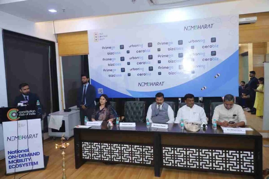 NEMBHARAT launch, zero commission ride-hailing India, Delhi NCR taxi app, WEML mobility platform, driver welfare India, Labour Day launch