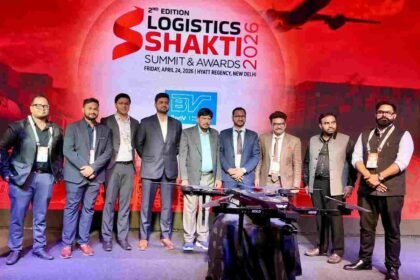 Ramdas Athawale, BonV Aero Air Hans, Logistics Shakti 2026, commercial drone logistics India, heavy-lift UAV India, Air Hans launch, BonV Aero drone, drone logistics sector India