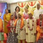Kamala Trust, Nidarshana Gowani, Ramesh Gowani, Samuhik Vivah, mass wedding Maharashtra, Kanya Sneh Bandhan, underprivileged couples wedding, tribal couples marriage, social initiative India, charity wedding event