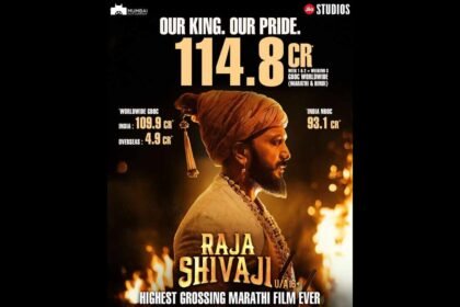 Raja Shivaji box office, highest grossing Marathi film, Riteish Deshmukh, Jio Studios, Raja Shivaji worldwide collection, biggest Marathi movie