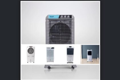 best air coolers India 2026, top air coolers for summer, energy efficient air coolers, desert air cooler India, home cooling solutions, SUMMERCOOL Tiara 95L, Crompton air cooler