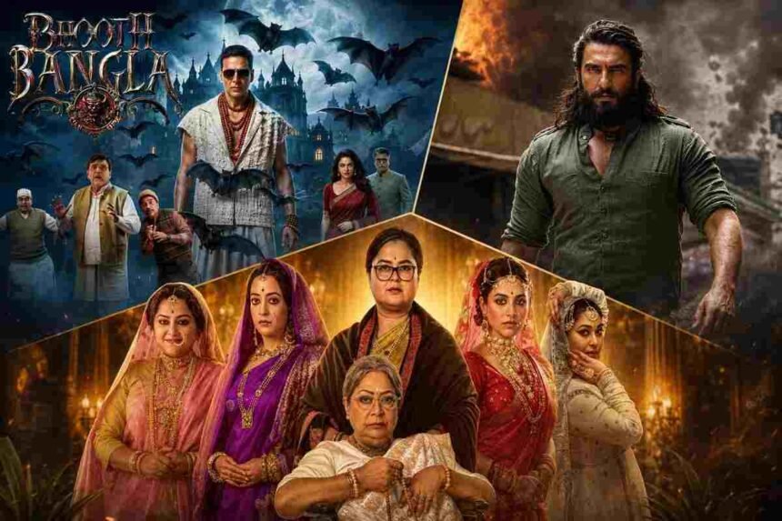 Phool Pishi O Edward, Bhooth Bangla movie, Dhurandhar movie 2026, Nandita Roy Shiboprosad Mukherjee films, emotional Indian cinema