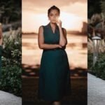 Sheena Chohan, Sheena Chohan photoshoot, modern power dressing, emerald teal suit, Florida photoshoot, Luke Ayers photography, sophisticated celebrity style