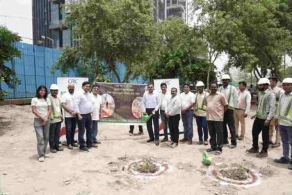 CRC Group, Ek Ped Maa Ke Naam, tree plantation drive Noida, Vriksharopan Mahayagya 2026, CRC The Flagship Sector 140A, UPPCB, environmental sustainability Noida, Satish Garg CRC, green urban development India