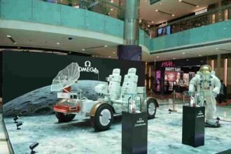 Ambience Mall Gurugram, OMEGA Lunar Exploration, OMEGA Speedmaster, Moonwatch exhibit, Gurugram events, luxury retail India