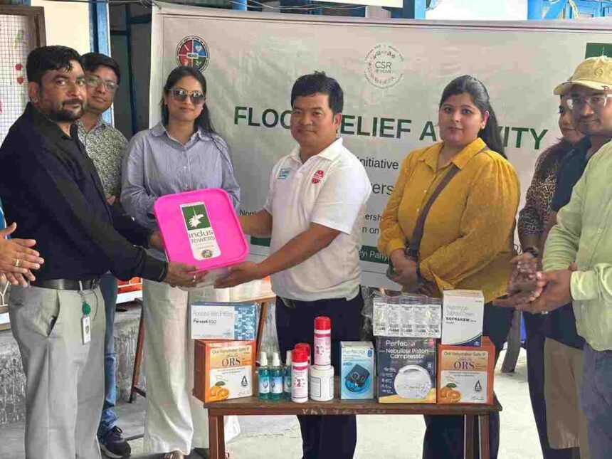 Indus Towers news, flash flood relief, Arunachal Pradesh floods, disaster relief, corporate social responsibility, Indus Towers CSR