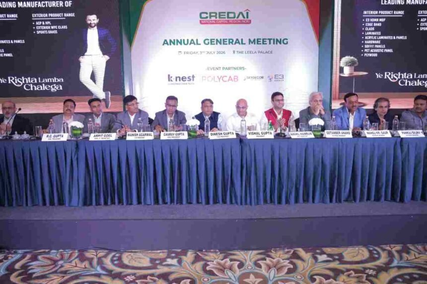 CREDAI NCR, real estate NCR, sustainable construction, Vishal Gupta CREDAI, Nikhil Hawelia, NCR construction challenges, GRAP limits, Viksit Bharat 2047, Joint Development Agreements, IIT Delhi Air Pollution Research