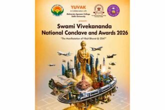 Swami Vivekananda National Conclave 2026, YUVAK Foundation, Bharat Vikas Parishad, IRCTC youth initiative, Maharaja Agrasen College Delhi University, Viksit Bharat youth empowerment, Shastrarth National Dialogue, Delhi Model United Nations, youth in governance India