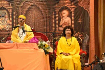 Sudhanshu Ji Maharaj, Dr. Archika Didi, Meditation in Canada, Indian Spiritual Wisdom, Hindu Sabha Temple Brampton, Vishwa Jagriti Mission, Mindfulness