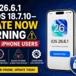 iOS 26.6.1, iOS 18.7.10, Apple Security Update, iPhone Update, WebKit Vulnerability, Kernel Exploit, Cybersecurity, iPhone Spyware