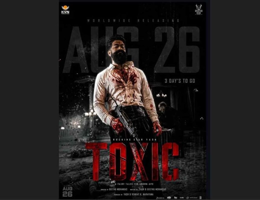 Yash, Toxic, Toxic movie, Toxic A Fairy Tale for Grown-Ups, Yash Toxic, Toxic release date, Toxic spoilers, Yash fans, Yash Instagram, Toxic movie release, Geetu Mohandas, Kiara Advani, Nayanthara, Tara Sutaria, Huma Qureshi, Rukmini Vasanth, KGF Chapter 2, South Indian cinema, Indian cinema, movie spoilers