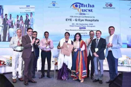 Eye-Q Super Speciality Eye Hospitals, Corneal Transplant, OphthaQuest 2026, Dr Ajay Sharma, Restoring Sight, Ophthalmology Conference, Eye Care Haryana, Corneal Blindness Treatment