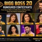 Bigg Boss 20, Bigg Boss 20 contestants, Bigg Boss 20 rumoured contestants, Bigg Boss 20 contestants list, Bigg Boss 20 rumours, Bigg Boss 20 latest news, Karan Wahi Bigg Boss 20, Arishfa Khan Bigg Boss 20, Mary Kom Bigg Boss 20, Amrapali Dubey Bigg Boss 20, Mahhi Vij Bigg Boss 20, Udita Singh Bigg Boss 20, Kushal Tanwar Bigg Boss 20, Gullu Bigg Boss 20, Qazi Touqeer Bigg Boss 20, Salman Khan Bigg Boss 20