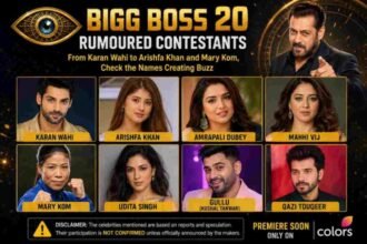 Bigg Boss 20, Bigg Boss 20 contestants, Bigg Boss 20 rumoured contestants, Bigg Boss 20 contestants list, Bigg Boss 20 rumours, Bigg Boss 20 latest news, Karan Wahi Bigg Boss 20, Arishfa Khan Bigg Boss 20, Mary Kom Bigg Boss 20, Amrapali Dubey Bigg Boss 20, Mahhi Vij Bigg Boss 20, Udita Singh Bigg Boss 20, Kushal Tanwar Bigg Boss 20, Gullu Bigg Boss 20, Qazi Touqeer Bigg Boss 20, Salman Khan Bigg Boss 20