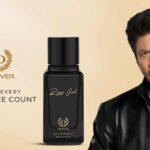 Denver Rizz God Eau de Parfum bottle from the Vibe Collection on a dark surface