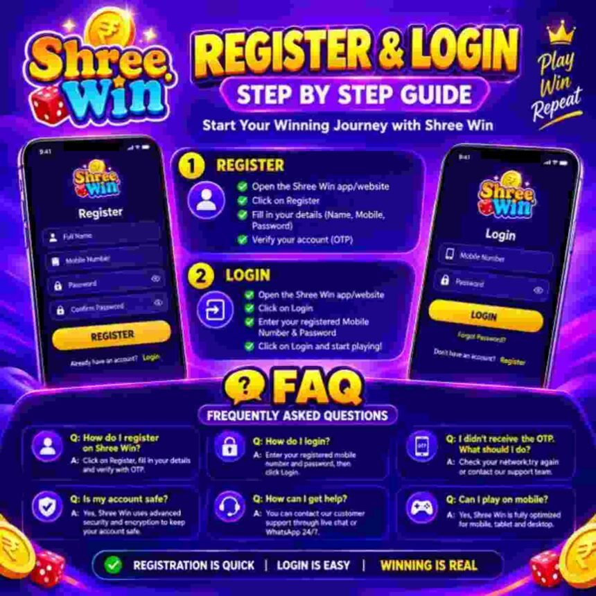 Shreewin, Shreewin Login, Shreewin Register, Shreewin Sign Up, Shreewin 999 Reward, Shreewin Account Setup, Online Portal Login, Shreewin Troubleshooting