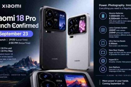 Xiaomi 18 Pro, Xiaomi 18 Pro Max, Xiaomi Launch September 23, 8500mAh Battery Phone, Xiaomi HyperOS 4, Leica Camera Phone, 2nm Smartphone Processor, Snapdragon 8 Elite, Flagship Smartphones 2026, Silicon Carbon Battery, Xiaomi News