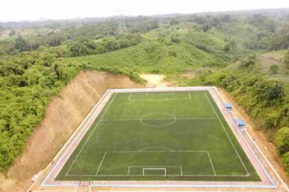 Gallant Sports & Infra Ltd, FIFA-approved football field, synthetic football turf, Mungiakami Tripura, Tripura sports infrastructure, football field project, synthetic turf installation, grassroots football, sports infrastructure India, Nasir Ali CEO, Tripura Housing and Construction Board, Khowai District, Teliamura Sub-Division, football development Northeast India, government sports infrastructure