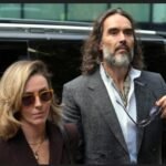 Russell Brand arrives at Southwark Crown Court in London as his trial on seven criminal charges begins.